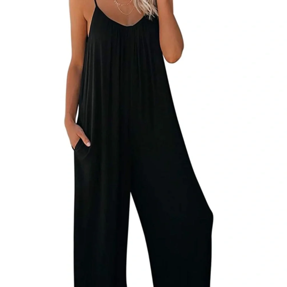 NWT Casual Black Jumpsuit - Picture 1 of 4